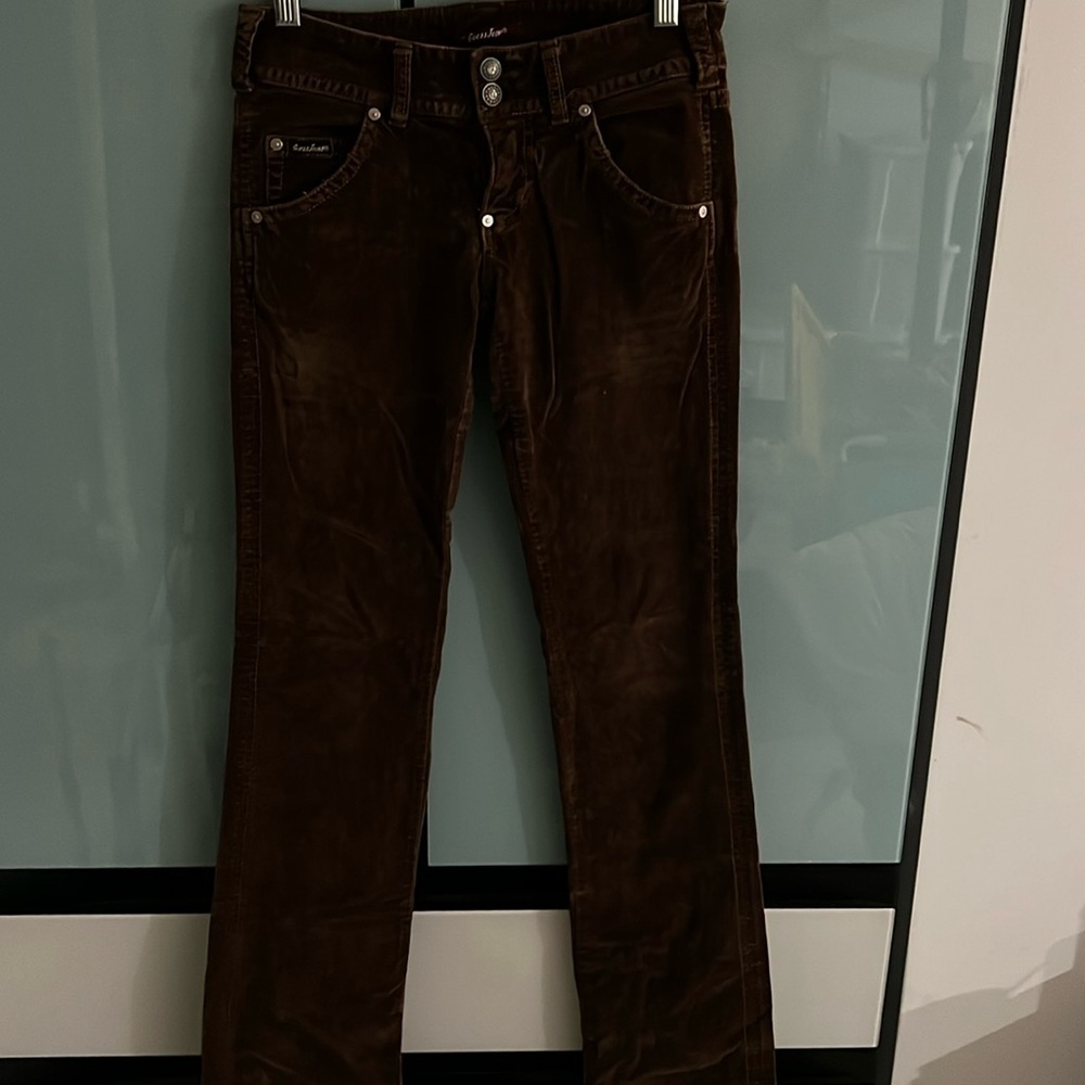 Guess Escondido straight low rise jeans brown 26 y2K